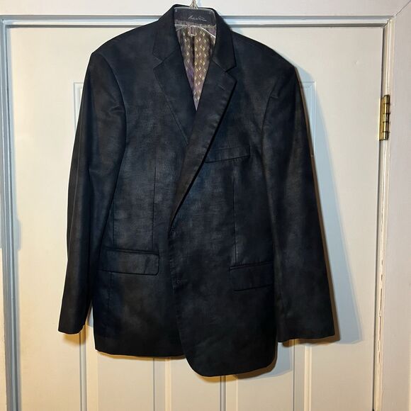 Jean-Paul Germain Two Button‎ Double Vented Fully Lined Blazer 42R (Black) - Picture 2 of 7